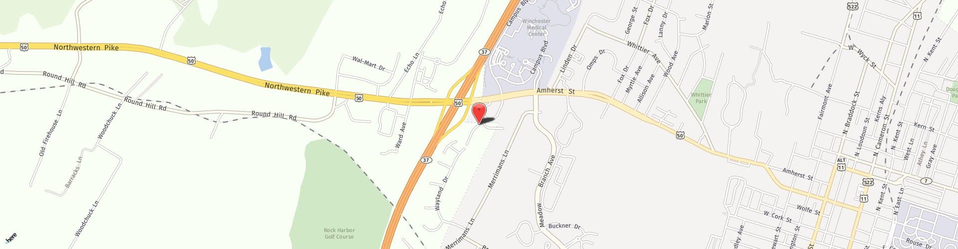 Location Map: 347 Westside Station Dr. Winchester, VA 22601